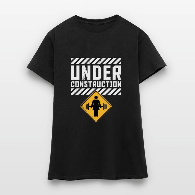 M. UNDER CONSTRUCTION T-shirt Femme