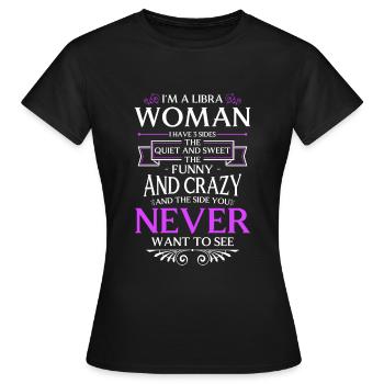 Anniversaire Superstition Paradis - T-shirt Femme - noir - Devant - AI Model Female 172 dark (172cm)