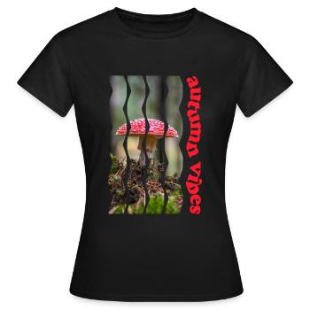 automne 61 tue-mouche - T-shirt Femme - noir - Devant - AI Model Female 172 dark (172cm)