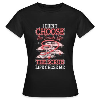 Études médicales Plaie d’amour - T-shirt Femme - noir - Devant - AI Model Female 172 dark (172cm)