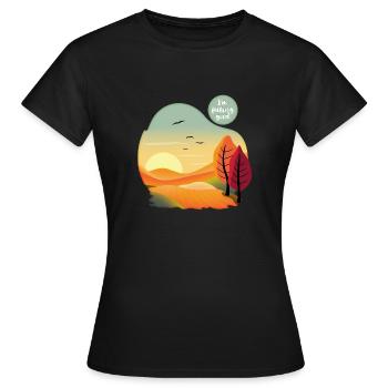 Se sentir bien - Énergie positive - T-shirt Femme - noir - Devant - AI Model Female 172 dark (172cm)