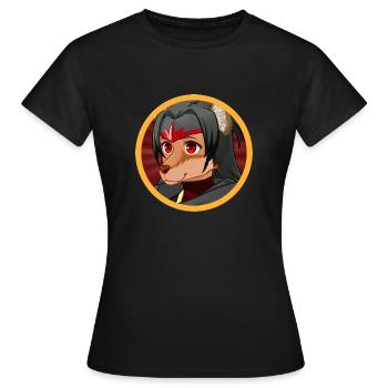 Foxtrott - Frauen T-Shirt - Schwarz - Vorne - AI Model Female 172 dark (172cm)