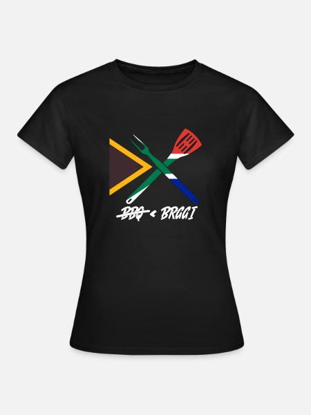 Grill < Braai - Frauen T-Shirt - Schwarz