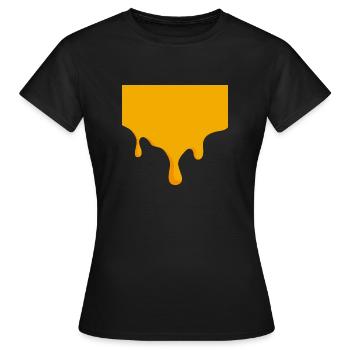 Honey - Women's T-Shirt - black - Front - AI Model Female 172 dark (172cm)