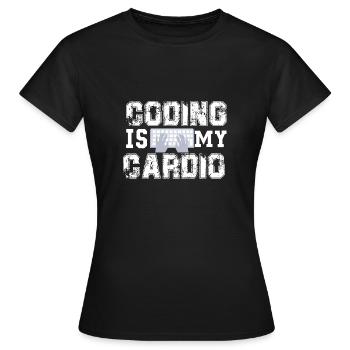 Programmierer - Frauen T-Shirt - Schwarz - Vorne - AI Model Female 172 dark (172cm)