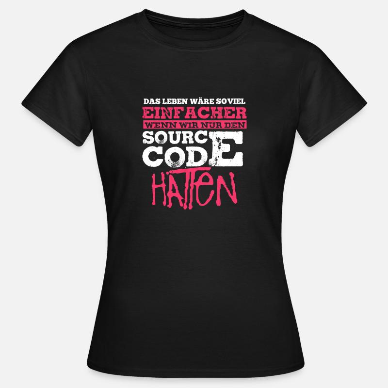 Programmierer - Frauen T-Shirt - Schwarz