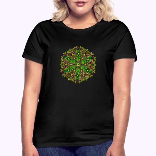 Feuer Lotus Mandala - Frauen T-Shirt