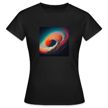 Ecstasy Ekstase - Frauen T-Shirt - Schwarz - Vorne - AI Model Female 172 dark (172cm)