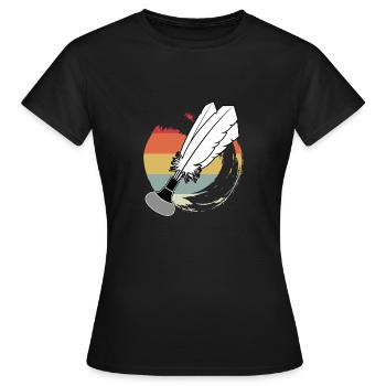Indiaca Volleyball Vintage Amérique du Sud - T-shirt Femme - noir - Devant - AI Model Female 172 dark (172cm)