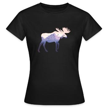 Élan - T-shirt Femme - noir - Devant - AI Model Female 172 dark (172cm)