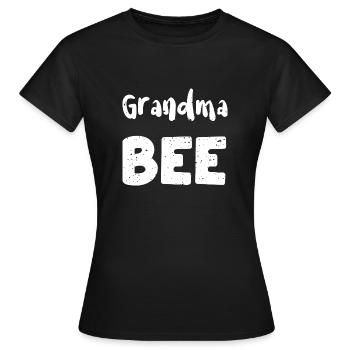 Grandma Bee - Grandma - Frauen T-Shirt - Schwarz - Vorne - AI Model Female 172 dark (172cm)