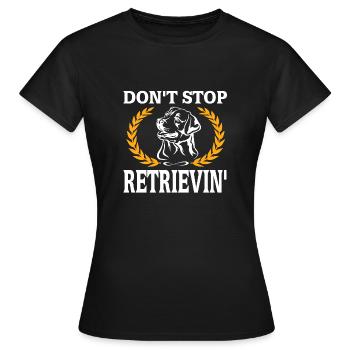 Labrador - T-shirt Femme - noir - Devant - AI Model Female 172 dark (172cm)
