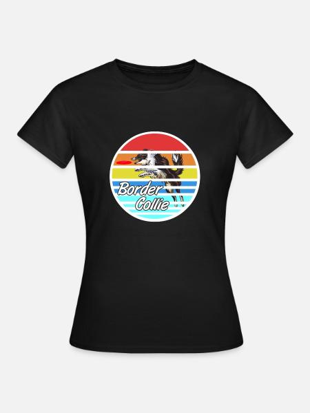 Border Collie - Frauen T-Shirt - Schwarz