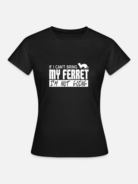 Frettchen - Frauen T-Shirt - Schwarz