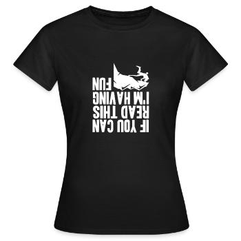 Bouldern - Frauen T-Shirt - Schwarz - Vorne - AI Model Female 172 dark (172cm)