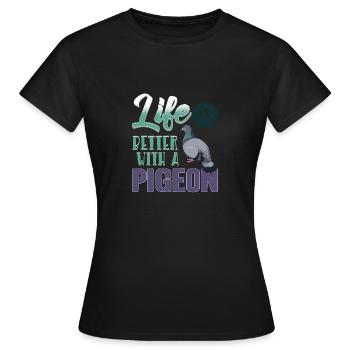 Dove - Women's T-Shirt - black - Front - AI Model Female 172 dark (172cm)