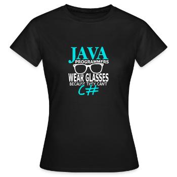 Programmeur - T-shirt Femme - noir - Devant - AI Model Female 172 dark (172cm)