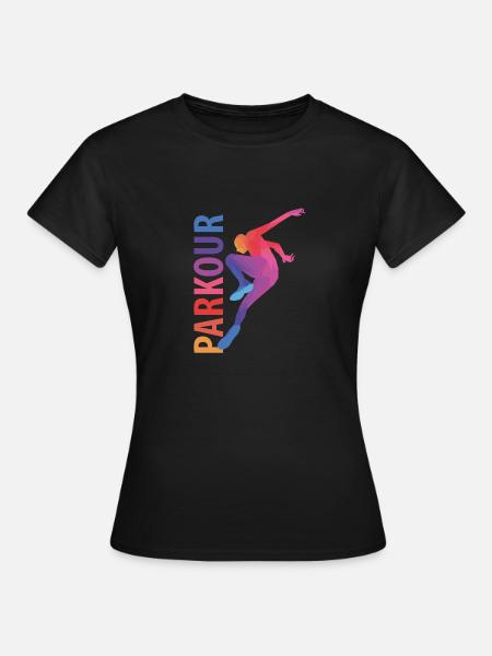 Parkour Geschenk - Frauen T-Shirt - Schwarz