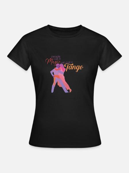 Danza del Tango - Camiseta mujer - negro