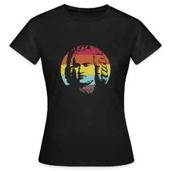 Bach Vintage - Frauen T-Shirt - Schwarz - Vorne - AI Model Female 172 dark (172cm)