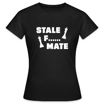 Pat - T-shirt Femme - noir - Devant - AI Model Female 172 dark (172cm)