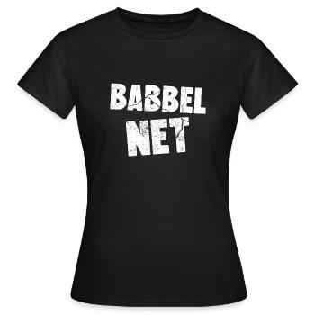Babbel net - hessisch - T-shirt Femme - noir - Devant - AI Model Female 172 dark (172cm)