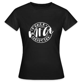 Arzthelferin Power MFA - Frauen T-Shirt - Schwarz - Vorne - AI Model Female 172 dark (172cm)