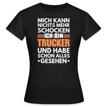 Non-Shockable Trucker - Women's T-Shirt - black - Front - AI Model Female 172 dark (172cm)