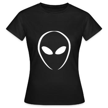 Aliens Alien Head - Women's T-Shirt - black - Front - AI Model Female 172 dark (172cm)
