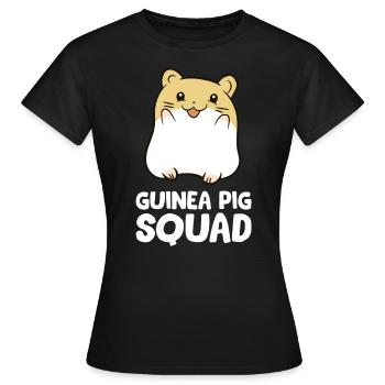 Cochons d'Inde - Guinea Pig Squad - T-shirt Femme - noir - Devant - AI Model Female 172 dark (172cm)