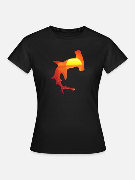 Hammerhai - Frauen T-Shirt - Schwarz