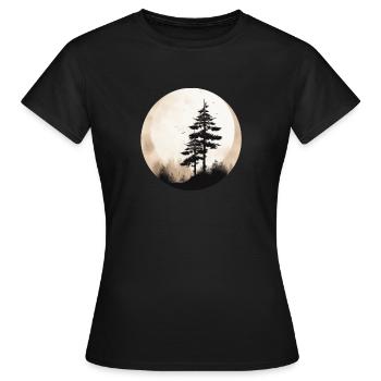 Mâchoire - T-shirt Femme - noir - Devant - AI Model Female 172 dark (172cm)
