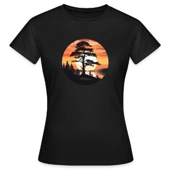 Mâchoire - T-shirt Femme - noir - Devant - AI Model Female 172 dark (172cm)