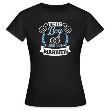 mariage - T-shirt Femme - noir - Devant - AI Model Female 172 dark (172cm)