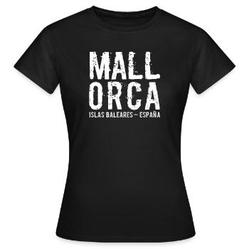 Mallorca, Malle, Îles Baléares, Espagne, Méditerranée - T-shirt Femme - noir - Devant - AI Model Female 172 dark (172cm)