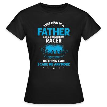 Bateau-dragon et équipage de bateau-dragon - T-shirt Femme - noir - Devant - AI Model Female 172 dark (172cm)