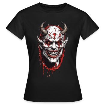 Démons terrifiants horreur Halloween Design - T-shirt Femme - noir - Devant - AI Model Female 172 dark (172cm)