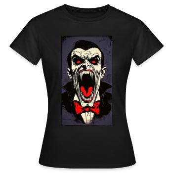 Nosferatu - T-shirt Femme - noir - Devant - AI Model Female 172 dark (172cm)