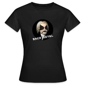 BACH BLACK METAL - Women's T-Shirt - black - Front - AI Model Female 172 dark (172cm)