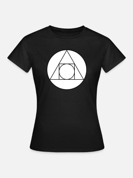 Zeichen der Alchemie - Frauen T-Shirt - Schwarz
