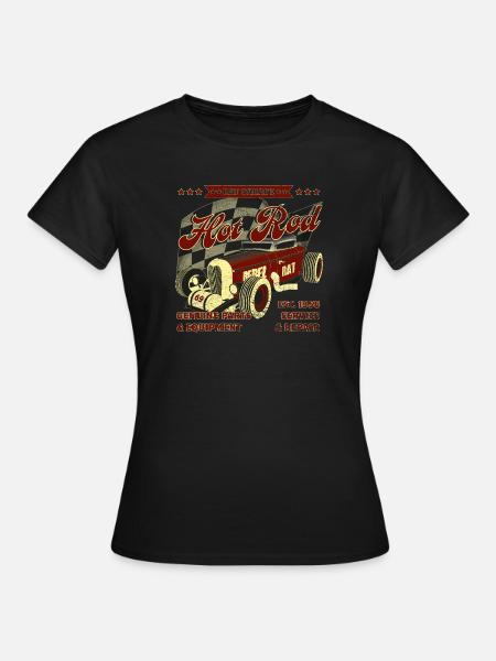 Hot Rod Rat Garage - Women's T-Shirt - black