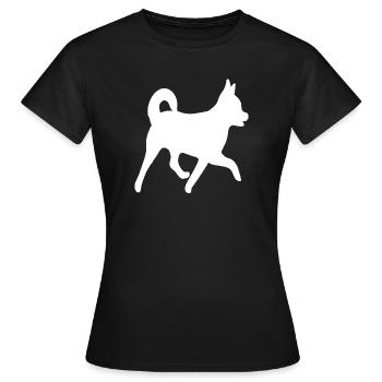 Hund Chihuahua Yorkshire Terrier Mischling Chorkie - Frauen T-Shirt - Schwarz - Vorne - AI Model Female 172 dark (172cm)