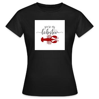 Hummer Hals Gamasche Du bist mein Hummer Hals Gator - Frauen T-Shirt - Schwarz - Vorne - AI Model Female 172 dark (172cm)