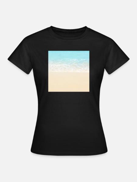 Strand Urlaub Neck Gator Beach Foto - Frauen T-Shirt - Schwarz
