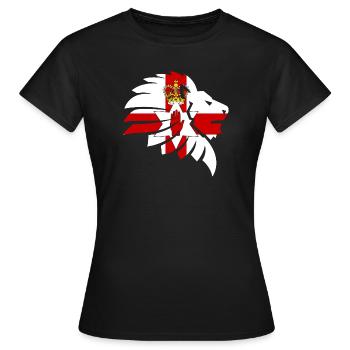 Nordirland - Frauen T-Shirt - Schwarz - Vorne - AI Model Female 172 dark (172cm)