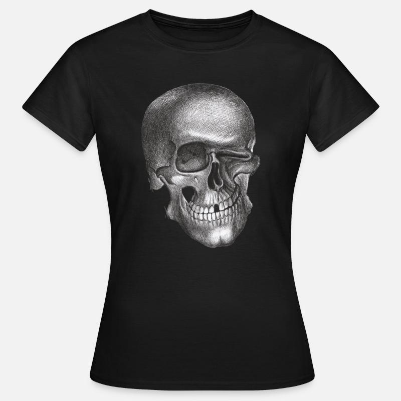 Winking Skull - Skull - Women's T-Shirt - black