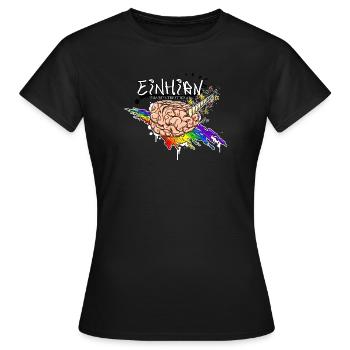 Einhirn - T-shirt Femme - noir - Devant - AI Model Female 172 dark (172cm)