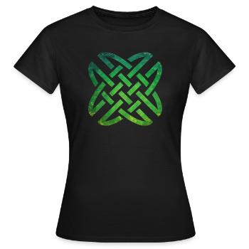 Celtic Knot - T-shirt Femme - noir - Devant - AI Model Female 172 dark (172cm)
