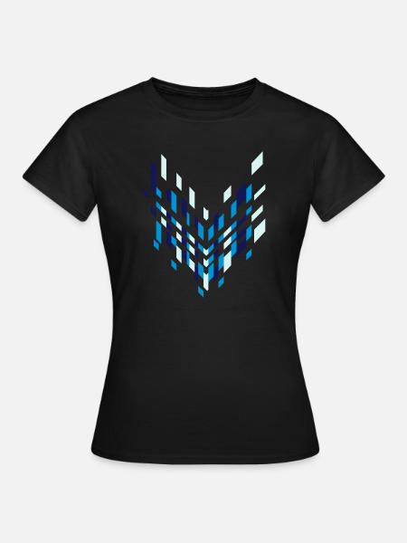 Grafik Pfeil - Frauen T-Shirt - Schwarz