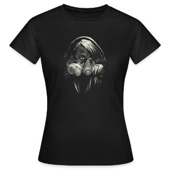 graffiti - Women's T-Shirt - black - Front - AI Model Female 172 dark (172cm)